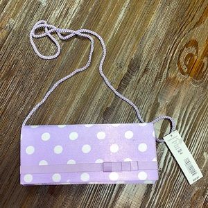 Preston & York Evening Bag - Lilac/Polka Dot - Clutch/Shoulder Bag (NWT)